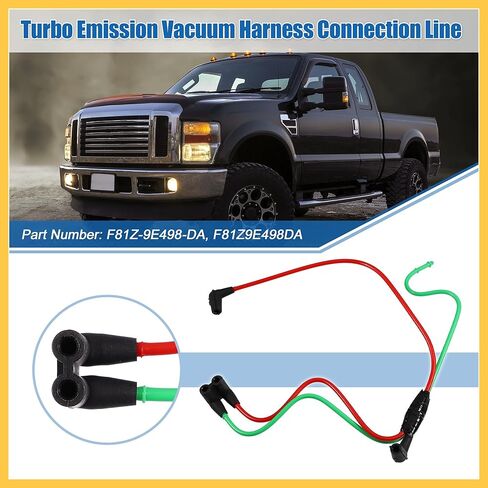 خط اتصال تسخير فراغ الانبعاث التوربيني F81Z-9E498-DA لفورد F250 F350 F450 F550 Super Duty 99-03 لـ Ford Excursion 00-03 7.3L ديزل لأجزاء تسخير فراغ Powerstroke in Saudi Arabia