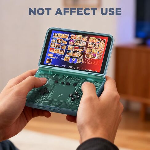 حافظة واقية لوحدة التحكم في الألعاب Retroid Pocket Flip 2 Retro، غطاء شفاف من مادة TPU متوافق مع Retroid Pocket Flip 2، غطاء وحدة تحكم الألعاب مقاوم للصدمات والسقوط (شفاف) in Kuwait