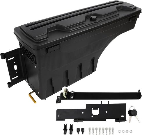 SCITOO Truck Bed Storage Tool Box Fit For Jeep Gladiator 2020-2023 Waterproof Organizer Chest Left Driver Side in Saudi Arabia