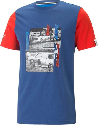 PUMA Men's Standard BMW MMS All Over Print Tee, Iron Gate-AOP, Small in Saudi Arabia