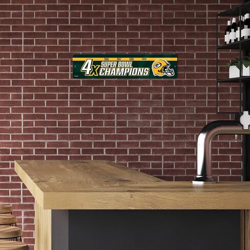 لافتة شارع بلاستيكية من ريكو إندستريز NFL فيلادلفيا إيجلز، لافتة شارع بلاستيكية مقاس 4 × 16 بوصة in Kuwait