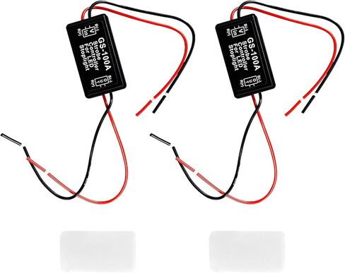 4 PCS Flash Strobe Controller, GS-100A 12-24V Car LED Flasher Module for Brake Light Tail Stop Light, Universal Flashing Strobe Blinking Controller for Car Truck Motorcycle in Saudi Arabia