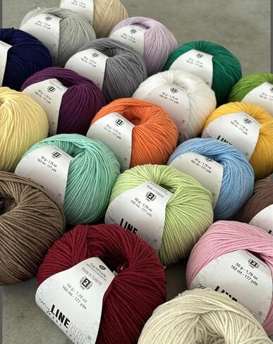 Baby Cotton Yarn, 55% Cotton 45% Acrylic, Fine (2) for Crochet and Knitting 1.76 Oz (50g) / 177 Yrds (162m), Soft Yarn, Amigurumi Yarn in Saudi Arabia