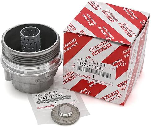 Genuine Engine Oil Filter, Housing Cap Holder, Drain Plug Washer Set w Wrench Removal Replacement Tool in Saudi Arabia