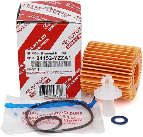 Genuine Engine Oil Filter, Housing Cap Holder, Drain Plug Washer Set w Wrench Removal Replacement Tool in Saudi Arabia