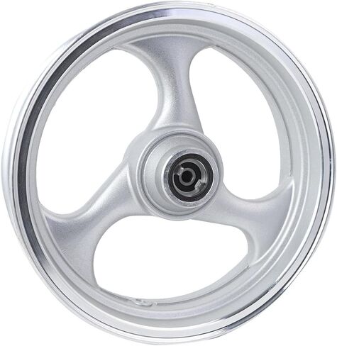 Minho Rear Side Drum Brake Motorcycle 13 Inch Mt3.50x13 Wheel Hub in Steel Material Compatible with Chinese 4-stroke GY6 Engine Scooter Mopeds Jonway 125cc,Silver Color in Saudi Arabia