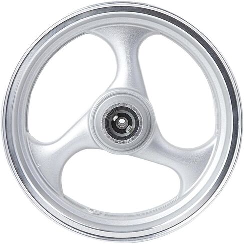 Minho Rear Side Drum Brake Motorcycle 13 Inch Mt3.50x13 Wheel Hub in Steel Material Compatible with Chinese 4-stroke GY6 Engine Scooter Mopeds Jonway 125cc,Silver Color in Saudi Arabia