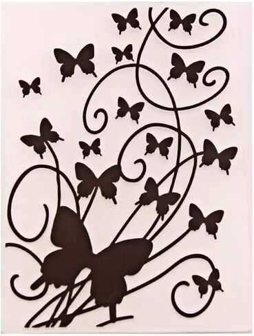Branches Leaves Plastic Embossing Folders,DIY Scrapbooking Artist Embossing Machine Template Paper Card Embossing Stencil for Card Making Photo Album Craft Decoration 10.5x14.8cm in Saudi Arabia