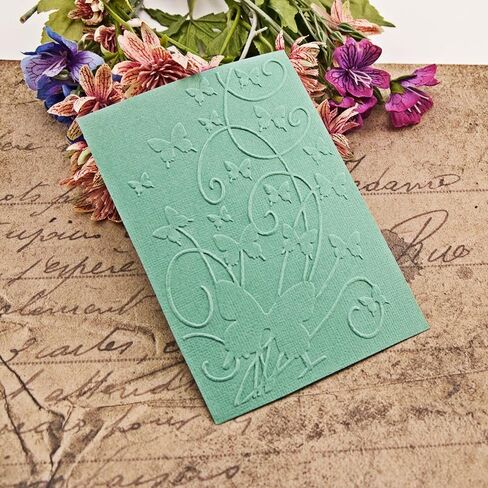 Branches Leaves Plastic Embossing Folders,DIY Scrapbooking Artist Embossing Machine Template Paper Card Embossing Stencil for Card Making Photo Album Craft Decoration 10.5x14.8cm in Saudi Arabia