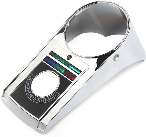 FSFY Motorcycl Chrome Speedometer Dash Panel Speedo Cover Housing Kit for Harley-DAVIDSON for Softail 91&93-; Heritage for Softail for Fatboy for Softail Springer 91-; Bad Boy in Saudi Arabia