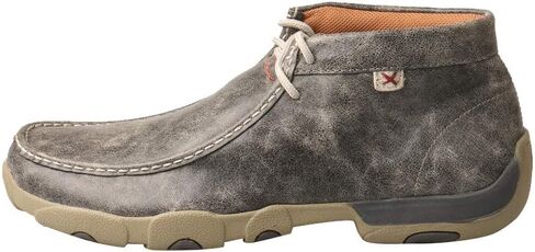 Twisted X Men's Chukka Driving Moc, Grey, 7.5M in Saudi Arabia