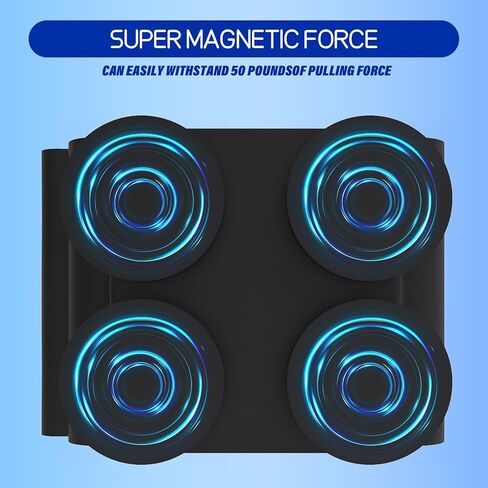 موديل جديد 2025، حامل زجاجة مغناطيسي مقاوم للحرارة 300 درجة فهرنهايت للقطات الساخنة ديزل 16 أونصة - 88 رطل تثبيت فائق، حامل عالي التحمل مقاوم للانسكاب (أسود) in Kuwait