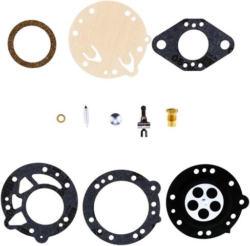 2 قطعة المكربن الحجاب الحاجز طوقا إعادة بناء طقم تصليح متوافق مع Tillotson HL سلسلة RK-88HL Homelite 4-20 7-19 5-20L 6-22 7-19C 7-21 600D 600D1 660D 663 700D 700G 707D 707G 770 775 1050 in Kuwait