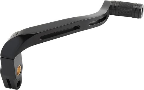 Mid Controls Brake Lever Arm Pedal Peg for Harley 1991-2017 Dyna FXD Super Glide Fat Bob Street Bob Wide Glide with Mid-Control (Black, Knurled Style) in Saudi Arabia