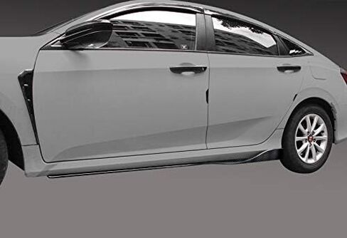 9pcs Combo Front Bumper Body Kit Lip + Side Skirt Extensions Diffuser Compatible with Mazda 3 2019-2023 Sedan Only 2020 2021 2022 (Painted Carbon) in Saudi Arabia