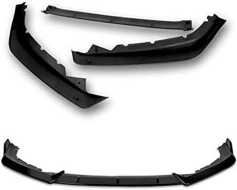 5pcs Combo Front Bumper Body Kit Lip + Side Skirt Extensions Diffuser Compatible with 2016-2018 Nissan Altima Sedan/4DR 2017 (Painted Black) in Saudi Arabia
