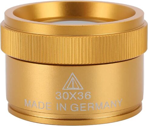 Magnifying Glass, 30X Optical Magnifier Glass Handheld Magnifier Portable Jewelry Identification Magnifier for Jewelry Stamps Antiques Identification (Blue) in Kuwait