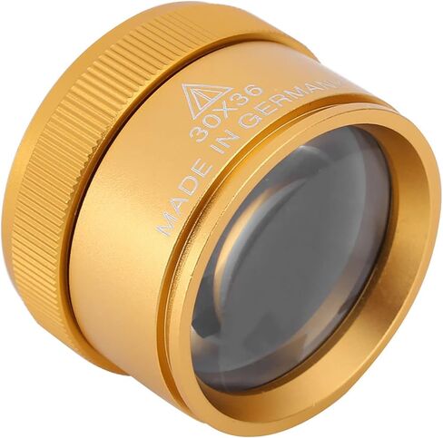 Magnifying Glass, 30X Optical Magnifier Glass Handheld Magnifier Portable Jewelry Identification Magnifier for Jewelry Stamps Antiques Identification (Blue) in Kuwait
