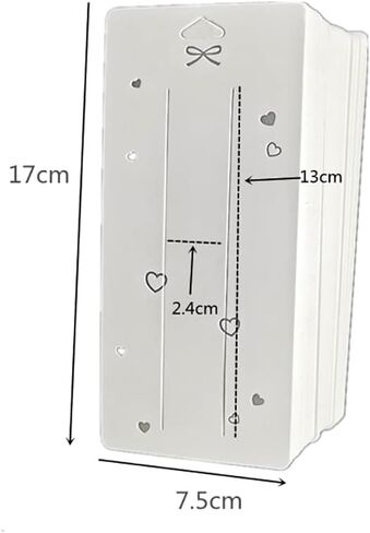 100 Pcs Hair Clip Display Cards Hair Bow Holder Cards Rectangular Paper Cardboard for Hair Accessories Display and Organizing in Saudi Arabia