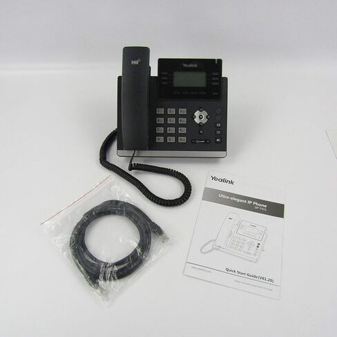 هاتف Yealink SIP-T41S IP (مصدر الطاقة غير متضمن) (مجدد معتمد) in Saudi Arabia