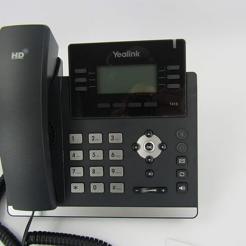 هاتف Yealink SIP-T41S IP (مصدر الطاقة غير متضمن) (مجدد معتمد) in Saudi Arabia