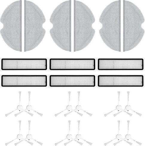 6Pcs Vacuum Filters Replacement HEPA Filters Compatible with Dreame D9, L10 Pro Vacuum Cleaner in Saudi Arabia