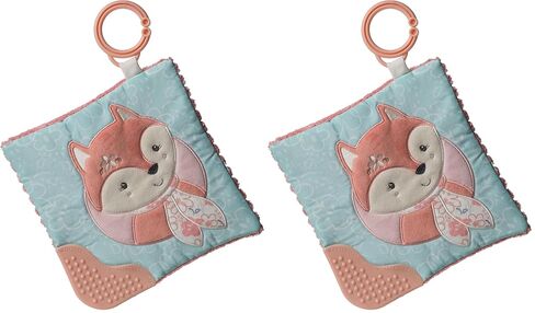 Mary Meyer Crinkle Teether Toy with Baby Paper and Squeaker, 6 x 6-Inches, Sweet n Sassy Fox in Saudi Arabia