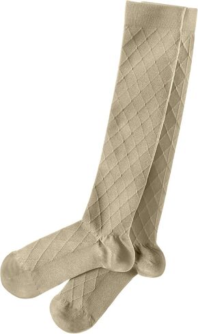 Travelon Med. Copper Infused Compression Socks, Dark Brown, One Size in Kuwait