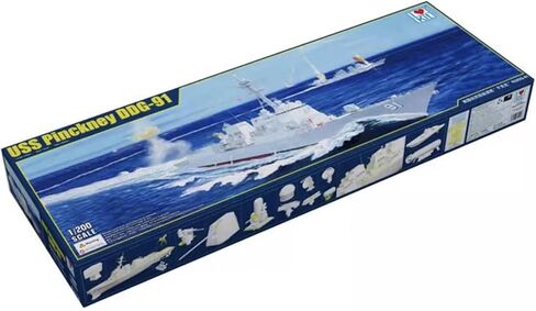 Trumpeter 62010 1:200 Arleigh Burke Class Missile Destroyer USS Pinckney DDG-91 in Saudi Arabia