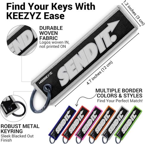 Send It Keychain | Adventure/Motorsports Mindset | Dirt Bike, MTB, Snowmobile & Off-Road Enthusiast Gift in Saudi Arabia