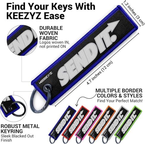 Send It Keychain | Adventure/Motorsports Mindset | Dirt Bike, MTB, Snowmobile & Off-Road Enthusiast Gift in Saudi Arabia