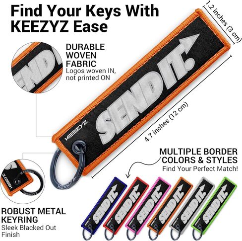 Send It Keychain | Adventure/Motorsports Mindset | Dirt Bike, MTB, Snowmobile & Off-Road Enthusiast Gift in Saudi Arabia