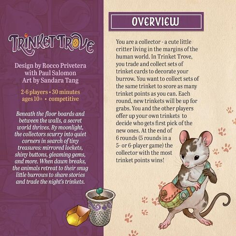 GameHead Trinket Trove, A Strategic Set Collection Card Game, Collect & Trade Shiny Treasures, 2-6 Players, Ages 10+, 30 Minute Play Time, Fun and Travel Friendly in Saudi Arabia