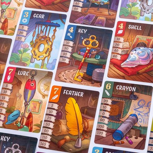 GameHead Trinket Trove, A Strategic Set Collection Card Game, Collect & Trade Shiny Treasures, 2-6 Players, Ages 10+, 30 Minute Play Time, Fun and Travel Friendly in Saudi Arabia