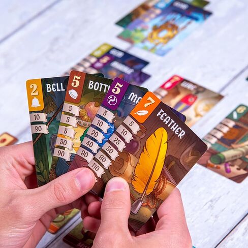 GameHead Trinket Trove, A Strategic Set Collection Card Game, Collect & Trade Shiny Treasures, 2-6 Players, Ages 10+, 30 Minute Play Time, Fun and Travel Friendly in Saudi Arabia