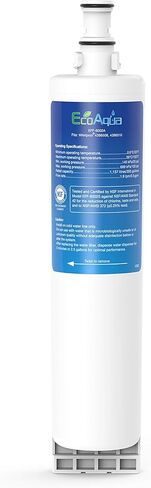EcoAqua EFF-6002A Replacement Filter, Replacement for Whirlpool 4396508, 4396510, Kenmore 46-9010, EveryDrop Filter 5, NLC240V, EDR5RXD1, 2 Pack in Kuwait