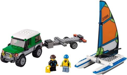LEGO City Great Vehicles 4x4 with Catamaran 60149 Building Kit in Saudi Arabia