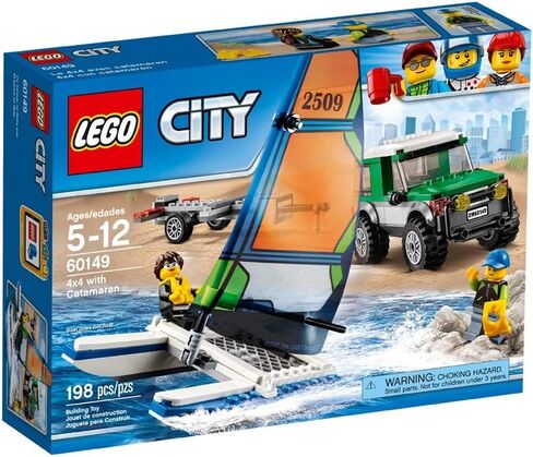 LEGO City Great Vehicles 4x4 with Catamaran 60149 Building Kit in Saudi Arabia