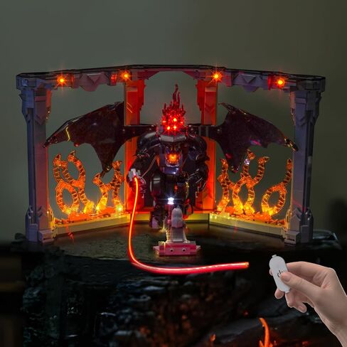 إضاءة LED متوافقة مع Lego 10367 Balrog Book Nook، مجموعة إضاءة متوافقة مع Lego Icons 10367، غير متضمنة مجموعة النماذج فقط الأضواء in Saudi Arabia