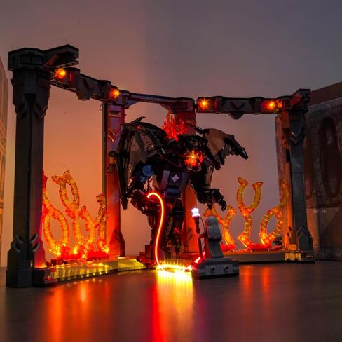 إضاءة LED متوافقة مع Lego 10367 Balrog Book Nook، مجموعة إضاءة متوافقة مع Lego Icons 10367، غير متضمنة مجموعة النماذج فقط الأضواء in Saudi Arabia