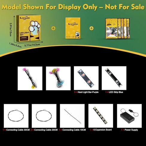طقم إضاءة متوافق مع Lego 76785 Thing's Apartment - لا يوجد نموذج فقط، ملحقات إضاءة LED متوافقة مع Lego 76785 (الإصدار القياسي) in Saudi Arabia