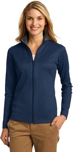 Port Authority Ladies Vertical Texture Full-Zip Jacket in Saudi Arabia