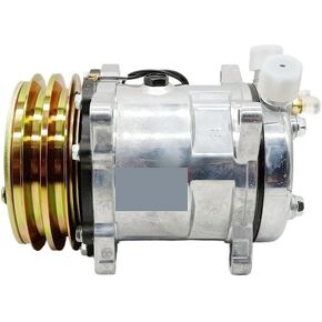 Ac air conditioning conditioner compressor 2 Grooves 12V / 24v Tractor Excavator Heavy Duty Truck Compatible With sd508 sanden 508(12V R134a) in Saudi Arabia