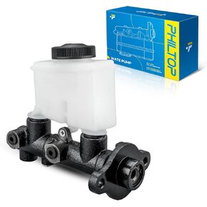 PHILTOP Brake Master Cylinder Assembly with Reversior Replacement for Mazda B2200 1987-1993, Mazda B2000 1986-1987, Mazda B2600 1990-1993, Heavy Duty Cast Iron Construction, Exact OEM Replacement in Saudi Arabia