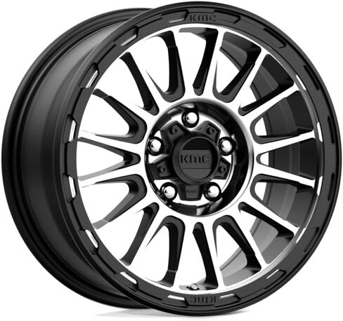 Kmc Impact 16x8 6x139.7 0et عجلة سوداء ساتان in Kuwait