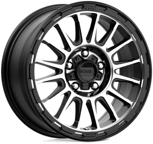 Kmc Impact 16x8 6x139.7 0et عجلة سوداء ساتان in Kuwait