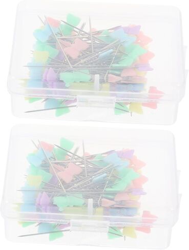 Gadpiparty 200pcs Pearl Head Pins for Sewing DIY Projects Colorful Butterfly Knot Straight Pins for Wedding Bouquets and Corsages Crafting Supplies for Dressmaking and Jewelry Decoration in Saudi Arabia