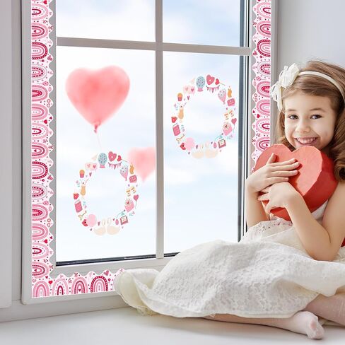 Aodaer 3 Rolls 98.4 FT Sky Sky Cloud Bulletin Board Borders Trims Scalloped Scalloped Scalloped Scrall على شكل سحابة على شكل فصول دراسية مدفوقة على الحدود in Kuwait