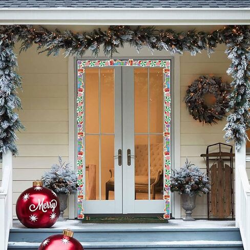 80PCS Christmas Bulletin Board Border,Snowflake Snowman Christmas Bulletin Board Decorations for School Classroom Blackboard Office Home Xmas Party Supplies White Elephant Gifts in Kuwait