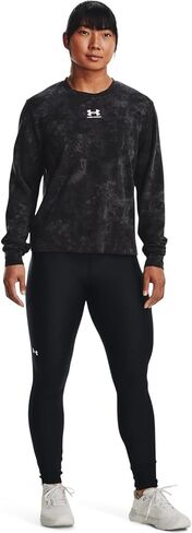 Under Armour Rival Terry Print Crew (Pace Pink-White, Large) in Saudi Arabia